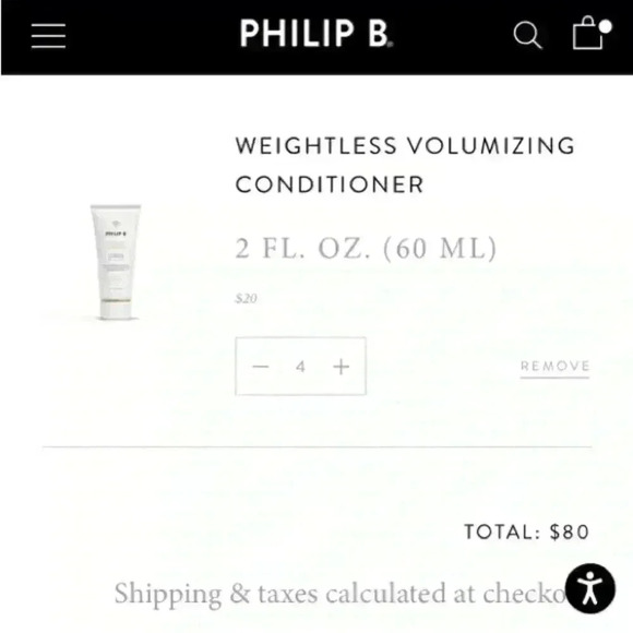 3 x Philip B Weightless Volumizing Conditioner - Picture 5 of 5